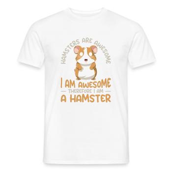 Hamster Sind Großartiges T-Shirt - Männer T-Shirt - Weiß - Vorne - AI Model Male 178 dark (178cm)