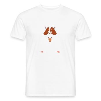 Gehen Sie Für Das Augen Boo T-Shirt - Männer T-Shirt - Weiß - Vorne - AI Model Male 178 dark (178cm)