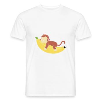 No, not today - Men's T-Shirt - white - Front - AI Model Male 178 dark (178cm)