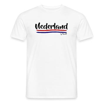 Nederland-Design Merchandise par Pioswelt - T-shirt homme - blanc - Devant - AI Model Male 178 dark (178cm)