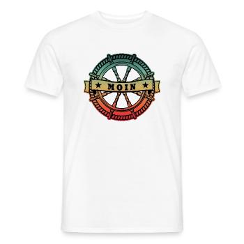 Nordstyle Moin Ankerdesign N° 1 Ville - T-shirt homme - blanc - Devant - AI Model Male 178 dark (178cm)