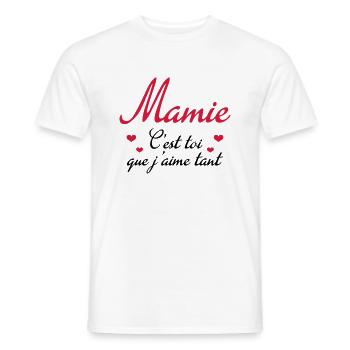 Großmütter / Oma / Mami / Großmutter / Mamy - Männer T-Shirt - Weiß - Vorne - AI Model Male 178 dark (178cm)