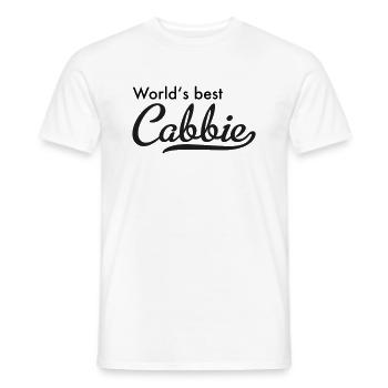 Chauffeur de taxi - T-shirt homme - blanc - Devant - AI Model Male 178 dark (178cm)