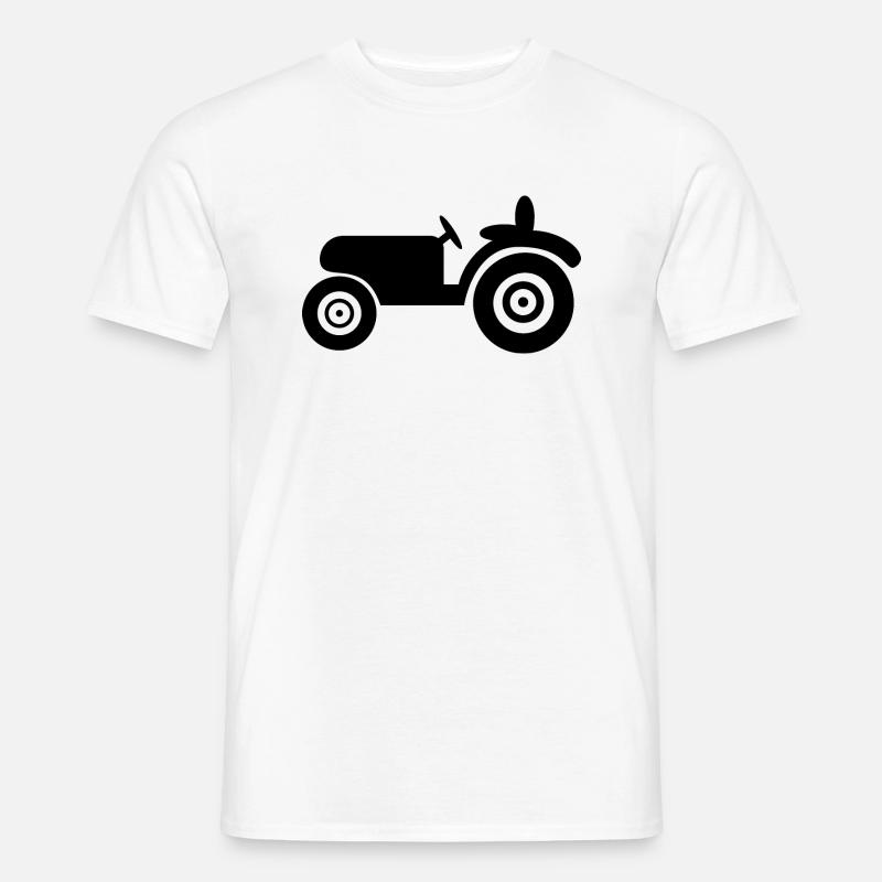 Tractor - Oldtimer - Men’s T-shirt - white