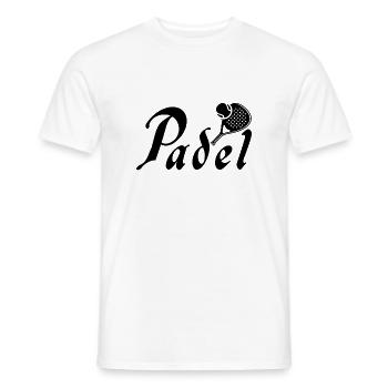 Padel Fun Padel Spieler Padelist - Männer T-Shirt - Weiß - Vorne - AI Model Male 178 dark (178cm)