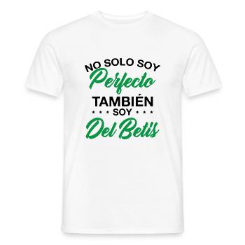 I'm not only perfect I'm also a Betis fan - Men's T-Shirt - white - Front - AI Model Male 178 dark (178cm)