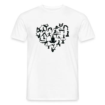 Yoga Meditation Spa Namaste - Männer T-Shirt - Weiß - Vorne - AI Model Male 178 dark (178cm)