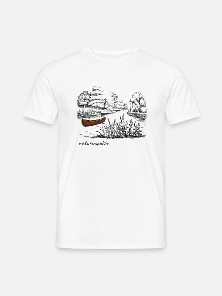 naturimpulsiv - Männer T-Shirt - Weiß