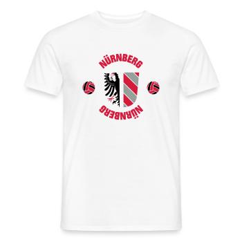 Nürnberg (ID: 001013) - Männer T-Shirt - Weiß - Vorne - AI Model Male 178 dark (178cm)