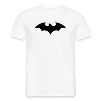 Batman Logo Classic schwarz - Männer T-Shirt - Weiß - Vorne - AI Model Male 178 dark (178cm)