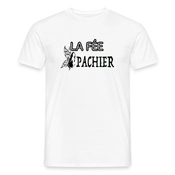Humour La fée pachier - T-shirt homme - blanc - Devant - AI Model Male 178 dark (178cm)