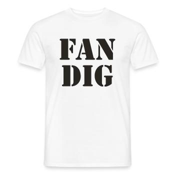Swedish saying Swedish language - Men's T-Shirt - white - Front - AI Model Male 178 dark (178cm)