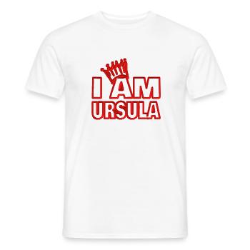 Nom du roi Ursula - T-shirt homme - blanc - Devant - AI Model Male 178 dark (178cm)