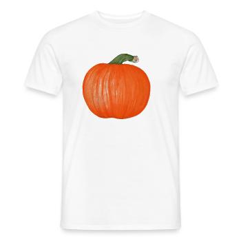 Grosse citrouille pour tous les fans d’Halloween - T-shirt homme - blanc - Devant - AI Model Male 178 dark (178cm)