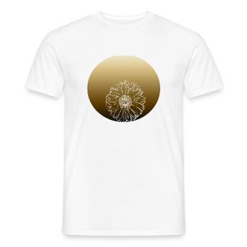 Sonnenblume - Männer T-Shirt - Weiß - Vorne - AI Model Male 178 dark (178cm)