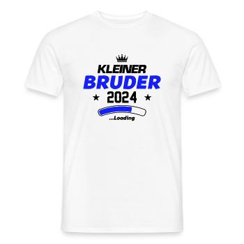 kleiner bruder 2024 loading - Männer T-Shirt - Weiß - Vorne - AI Model Male 178 dark (178cm)