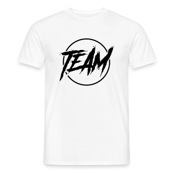 team kreis - Männer T-Shirt - Weiß - Vorne - AI Model Male 178 dark (178cm)