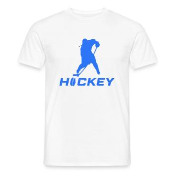 eishockey spieler - Männer T-Shirt - Weiß - Vorne - AI Model Male 178 dark (178cm)