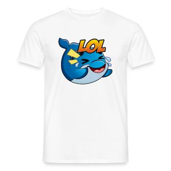 LOL - Männer T-Shirt - Weiß - Vorne - AI Model Male 178 dark (178cm)