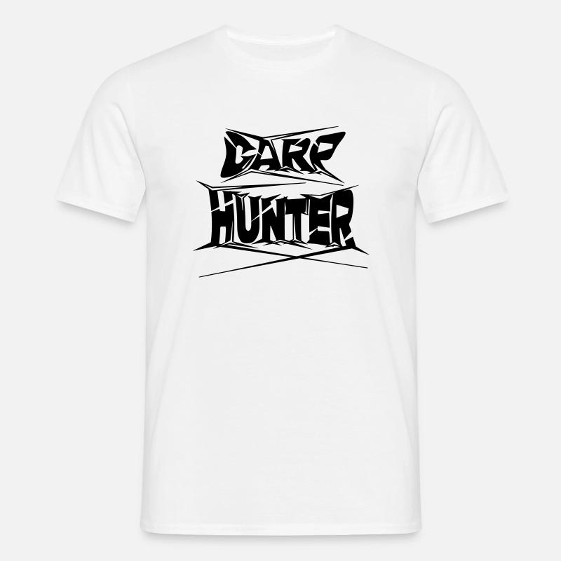 Carp Hunter - Männer T-Shirt - Weiß