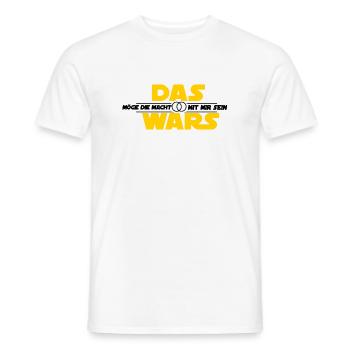Les guerres - T-shirt homme - blanc - Devant - AI Model Male 178 dark (178cm)