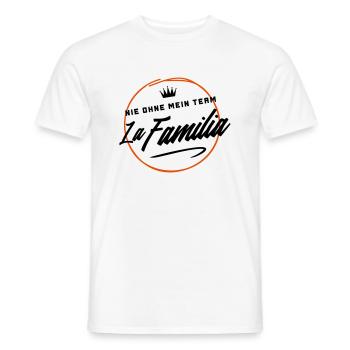 nie ohne mein team familia - Männer T-Shirt - Weiß - Vorne - AI Model Male 178 dark (178cm)