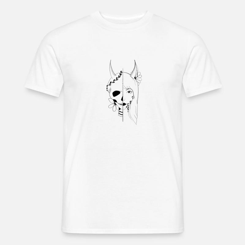 Demon - Männer T-Shirt - Weiß