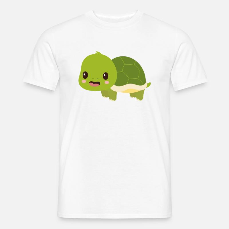 Schildkröte - Männer T-Shirt - Weiß