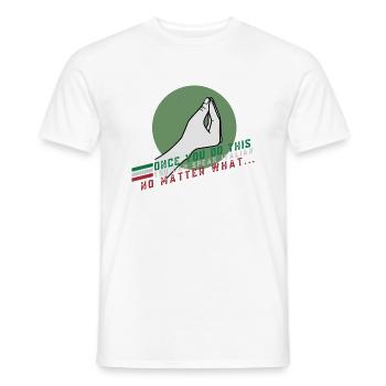 Italian Hand Gesture Italia Italy Italiano - Men's T-Shirt - white - Front - AI Model Male 178 dark (178cm)