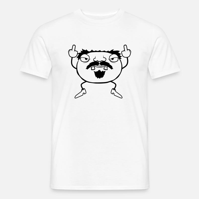 Vecchio sfacciato - T-shirt uomo - bianco