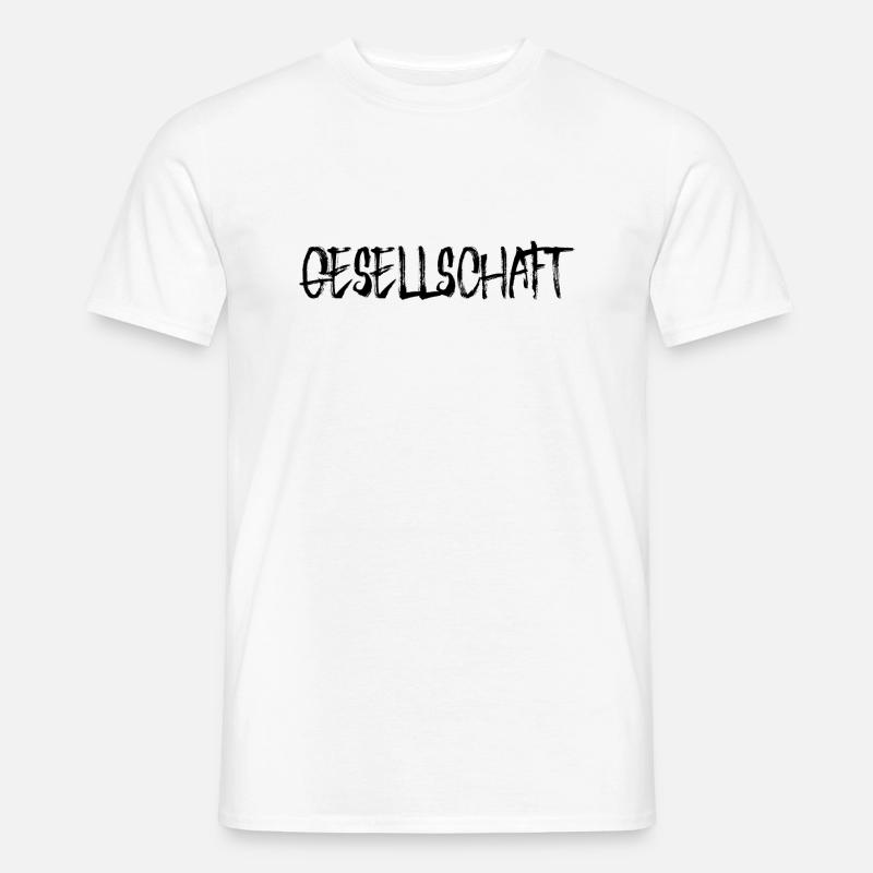Gesellschaft - Männer T-Shirt - Weiß