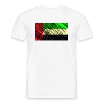 Vereinigte Arabische Emirate - Männer T-Shirt - Weiß - Vorne - AI Model Male 178 dark (178cm)