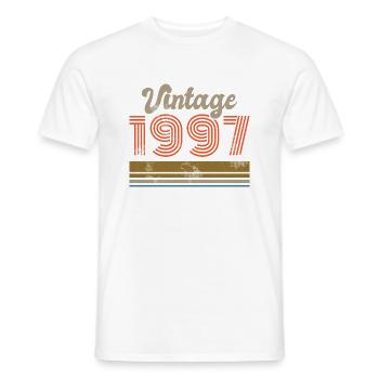 Geburtstag Vintage 1997 Limited Edition - 1997 - Männer T-Shirt - Weiß - Vorne - AI Model Male 178 dark (178cm)
