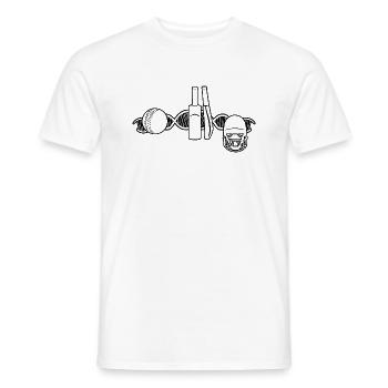 Kricketfan Kricket Team Cricket Spruch Geschenk - Männer T-Shirt - Weiß - Vorne - AI Model Male 178 dark (178cm)