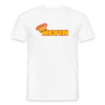 Crown for Kevin - Men's T-Shirt - white - Front - AI Model Male 178 dark (178cm)