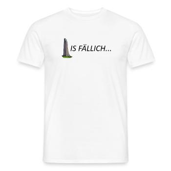 Laboe is fällich... - Männer T-Shirt - Weiß - Vorne - AI Model Male 178 dark (178cm)