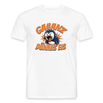 Pinguin Spruch Shirt - Männer T-Shirt - Weiß - Vorne - AI Model Male 178 dark (178cm)