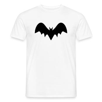 Bat - Men's T-Shirt - white - Front - AI Model Male 178 dark (178cm)