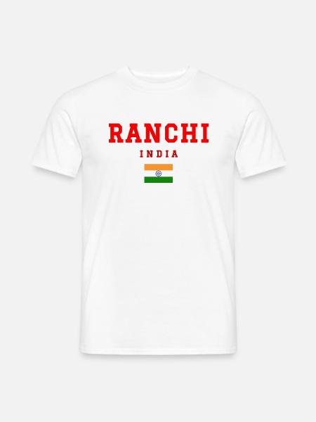 Ranchi, India - Men's T-Shirt - white