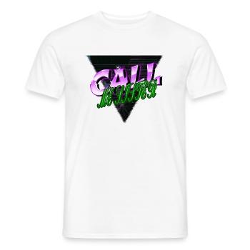 cadeau d’anniversaire fête de famille humour heureux - T-shirt homme - blanc - Devant - AI Model Male 178 dark (178cm)