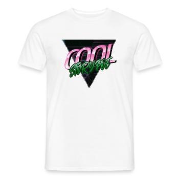 birthday present idea animal book fan book reader - Men's T-Shirt - white - Front - AI Model Male 178 dark (178cm)