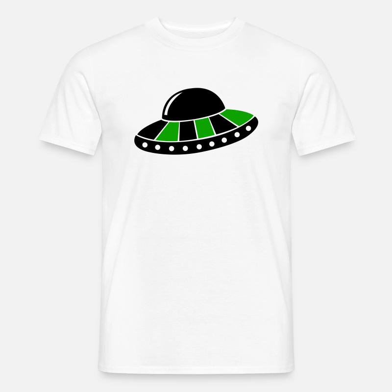ufo - Männer T-Shirt - Weiß