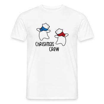 Christmas Crew - Männer T-Shirt - Weiß - Vorne - AI Model Male 178 dark (178cm)