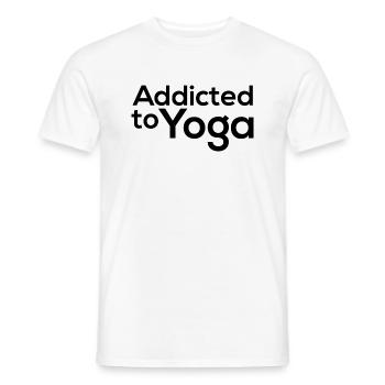 Yoga Meditation Spa Namaste - Men's T-Shirt - white - Front - AI Model Male 178 dark (178cm)