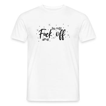 In My F-off Era - Männer T-Shirt - Weiß - Vorne - AI Model Male 178 dark (178cm)