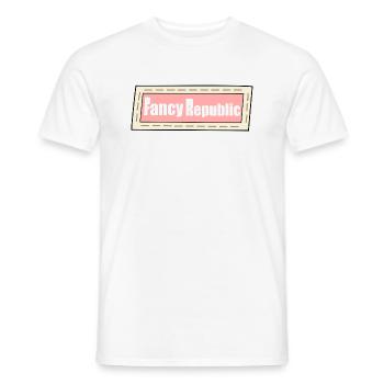 Fancy Republic - Männer T-Shirt - Weiß - Vorne - AI Model Male 178 dark (178cm)