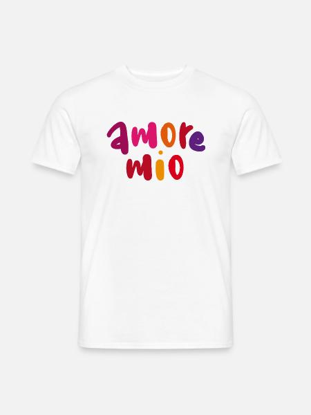 AMORE MIO - Männer T-Shirt - Weiß
