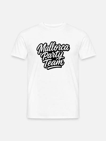 Mallorca Party Team - Men's T-Shirt - white