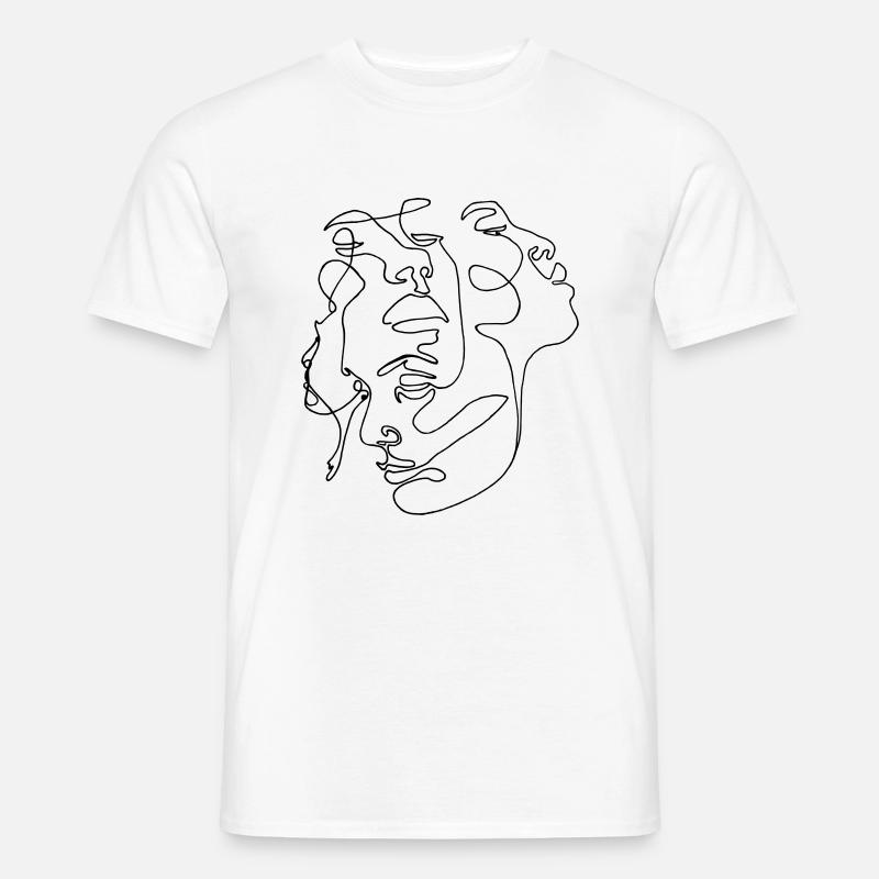 People - Männer T-Shirt - Weiß