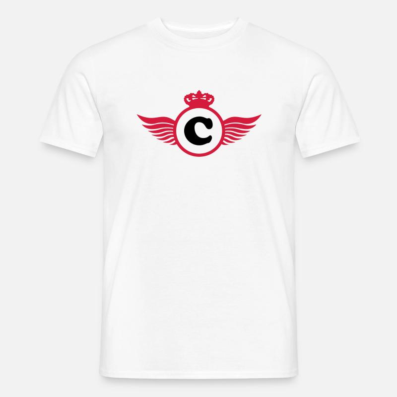 C Design - Männer T-Shirt - Weiß